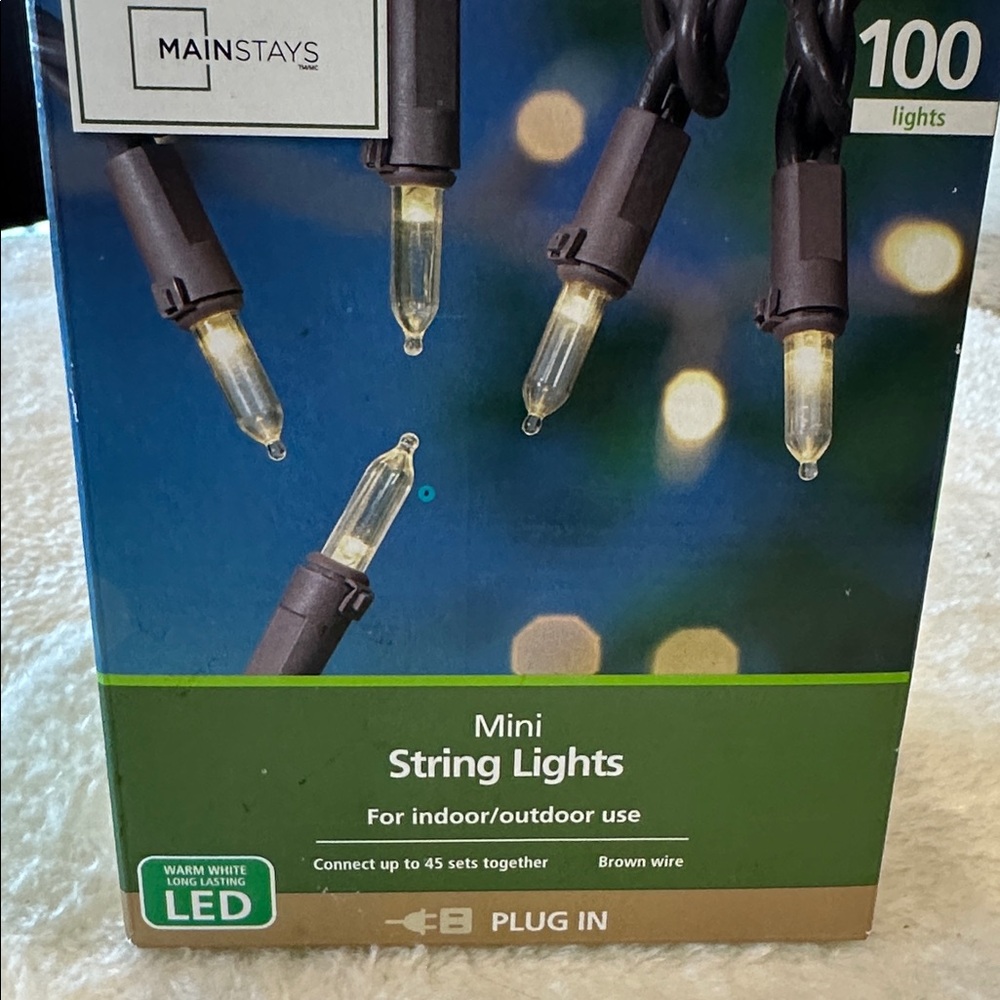 New LED mini string lights